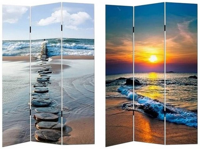HTI-Line Paravent Beach für Erwachsene in Multicolour, freistehend - Bild 1
