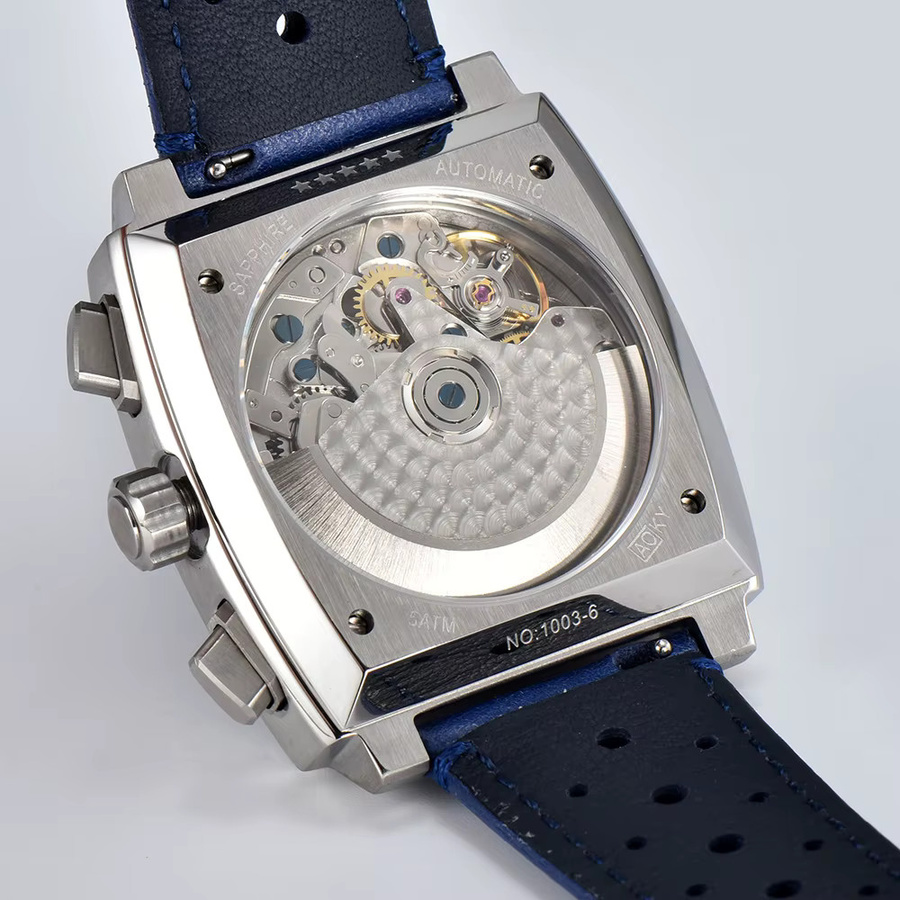 OUMASHI Chronograph, Automatik, Edelstahl, 40 mm, Herren - Bild 3