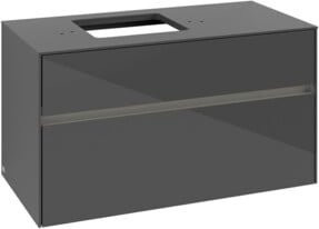V&B Waschtischunterschrank Collaro mit LED-Beleuchtung, B/T/H: 100 x 54,8 x 50 cm - Bild 1