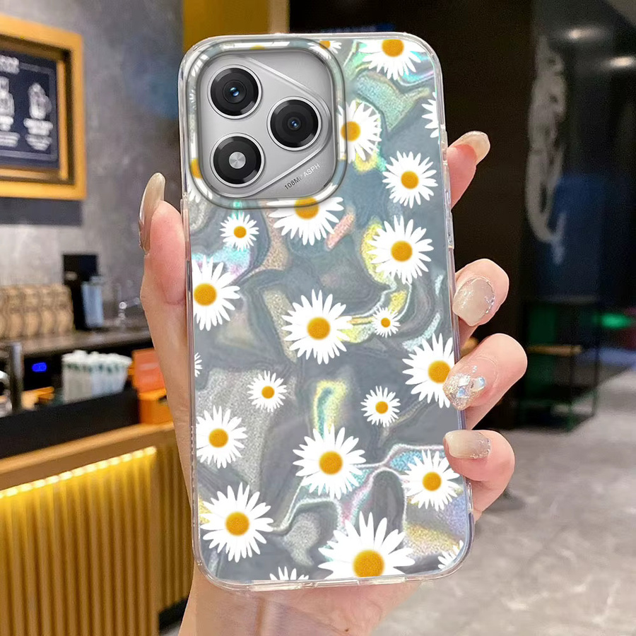 Handyhülle mit Gänseblümchen-Blumen Design für Honor 400 200 90 Smart Pro Magic7 6 5 70 Lite X9a X9c X9b X8a X8b X8c X6c X7b X7c Cover - Bild 2