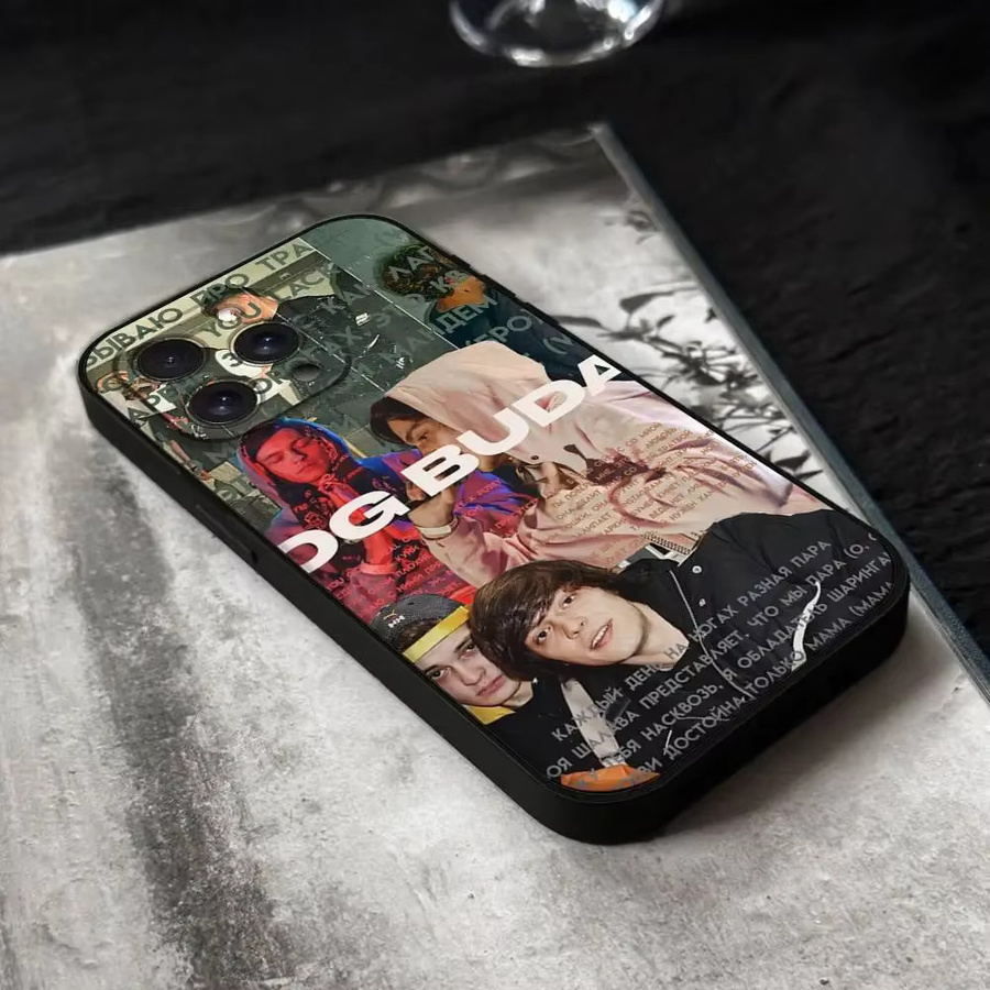 O-Og Buda Russland Rapper Handyhülle aus weichem Silikon für Apple iPhone Modelle in Schwarz - Bild 5