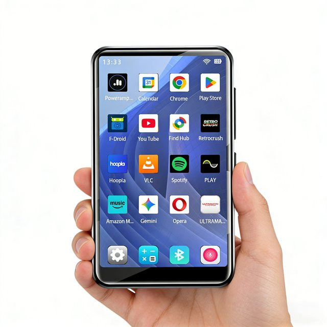 Famue BF12 MP3-Player mit Android 10, 4-Zoll Großbildschirm, 4G RAM und 32G ROM in Schwarz - Bild 1