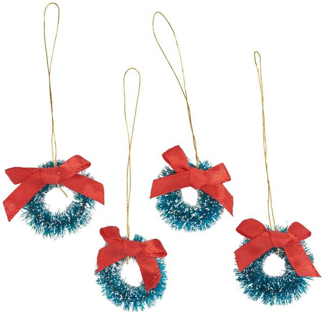 VBS Mini Weihnachtskränze aus Kunststoff in Grün - Bild 1