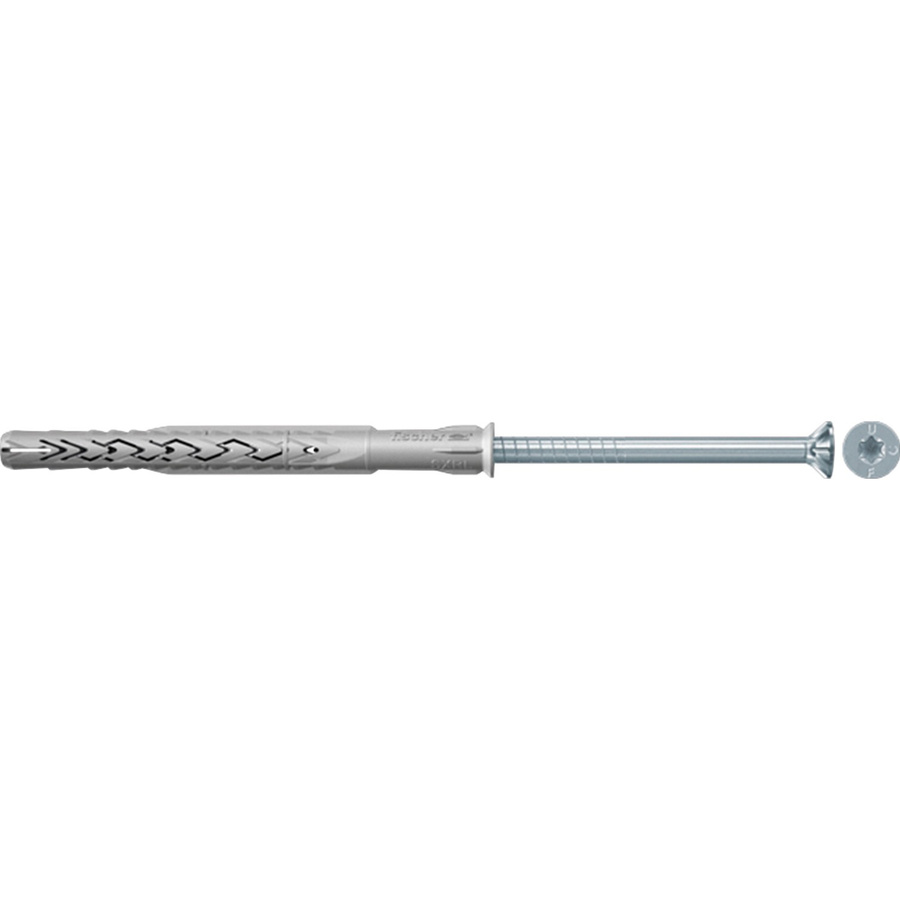 Fischer Langschaftdübel SXRL 10 x 80 mit Torx Senkkopfschraube für Beton, 10 Stück - Bild 2