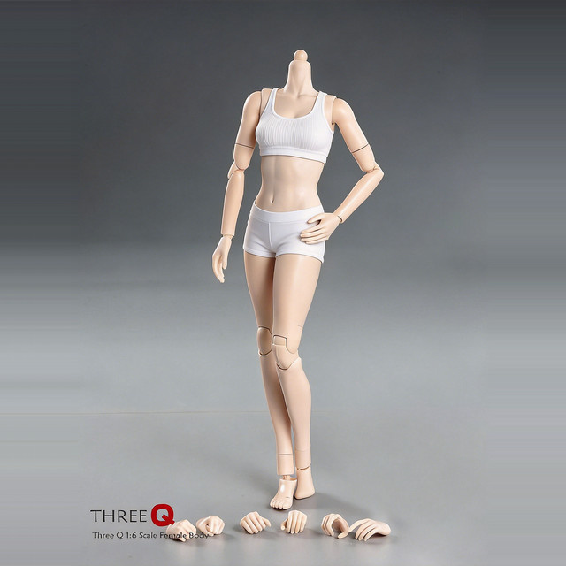 MAK Actionfigur, 1/6 Weiblicher weißer, gebräunter Körper, superflexibler Halbsilikon-Körper, 12 Zoll - Bild 1