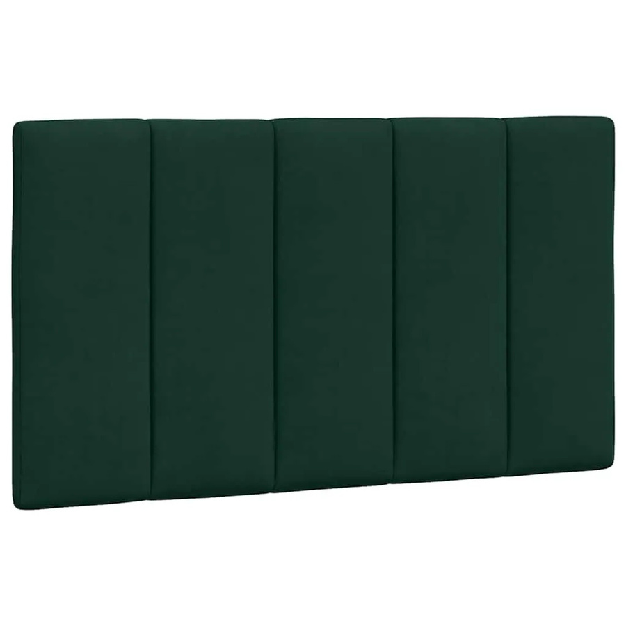 vidaXL Kopfteil-Kissen Hanko Dunkelgrün aus Samt, Breite: 90 cm, Höhe: 45 cm, Tiefe: 3 cm - Bild 2