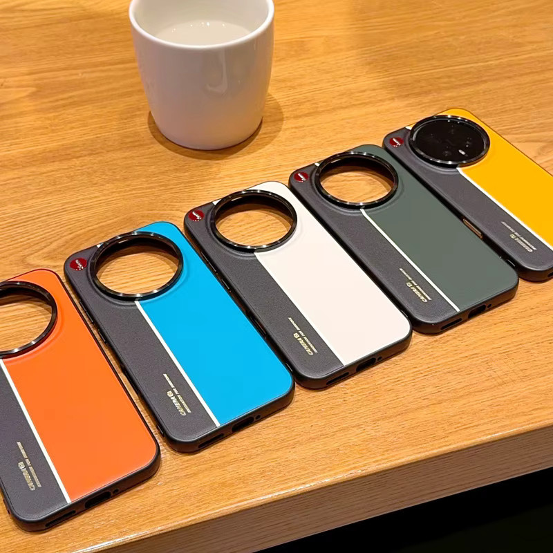 Honor Magic 8 und Magic 8 Pro Handyhülle mit zweifarbigem Design und fluoreszierenden Linien in Grün/Mehrfarbig - Bild 4