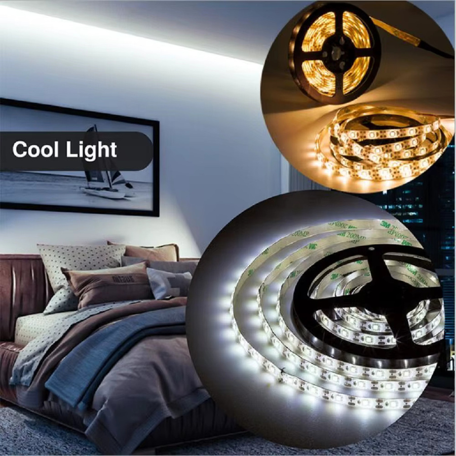 GAHADA RGB USB-LED-Streifen mit EIN/AUS-Schalter, SMD 2835, 60 LEDs/m, wasserdichtes flexibles LED-Band, 5V, Multicolor - Bild 2