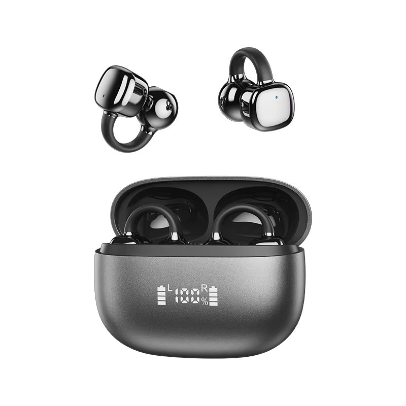 Lenovo RS119 Pro Open-Ear Wireless-Kopfhörer mit Bluetooth 6.0 und LED-Digitalanzeige in Schwarz oder Violett - Bild 6