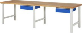 Rau Werkbank 7001A1 mit 1 Schublade, Mehrfarbig, B/T/H: 300 x 90 x 84 cm - Bild 1