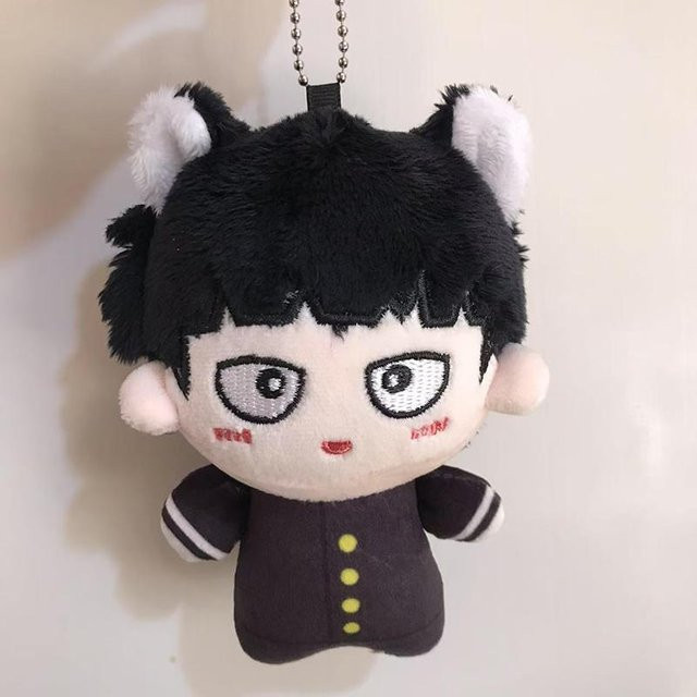 Yiran Health & Beauty Mob Psycho 100 Kageyama Mob Shigeo Plüschtier Schlüsselanhänger, 10cm, ab 18 Jahren - Bild 1