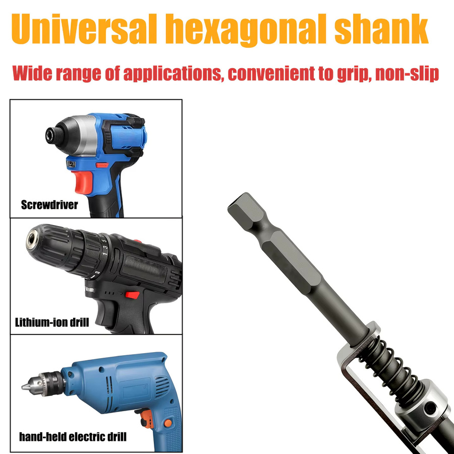 Rafford Magnetischer Kreuzschlitzschraubendreher in Silber mit federbelastetem Anti-Drop-Schraubenhalter und universellem Positionierungsbit für professionelle Reparaturen - Bild 2