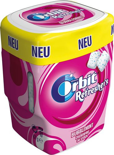 Orbit Bubblemint Dragees zuckerfrei 67 g - Bild 1