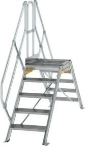 Günzburger Überstiegsmodul aus Aluminium in Silber - Bild 1
