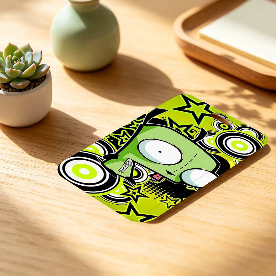 I-Invader ZIM Ausweishalter mit Umhängeband aus Kunststoff für Schule und Büro - Bild 4