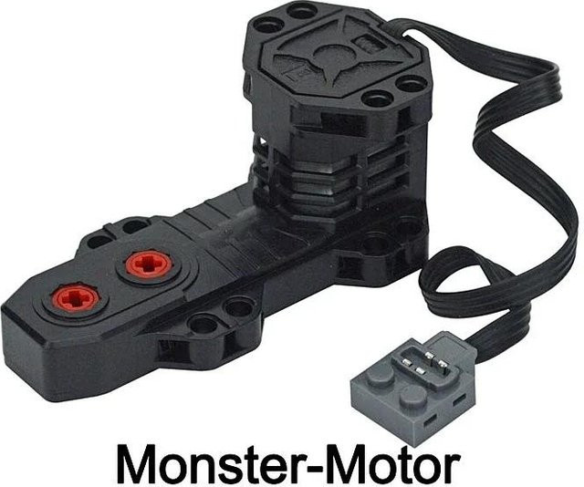 Leduo MOC Technische Teile Power Functions Motor Multitool Servo Zugmotor, Zubehör, ab 6 Jahren - Bild 1