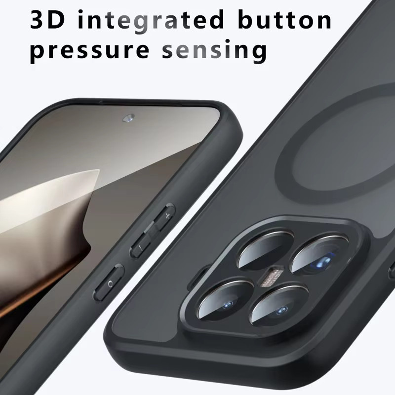 MagSafe Schutzhülle für Xiaomi 15T Pro, 17 Pro Max, 14, 13 Ultra und T Pro, matte transparente magnetische stoßfeste Handyhülle - Bild 5