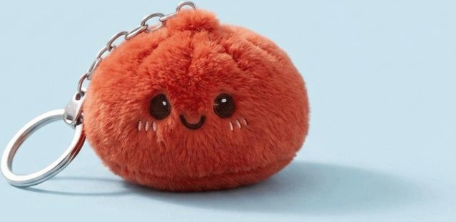 Yiran toy Plüsch-Dampfbrötchen Squishy Schlüsselanhänger, ab 2 Jahren - Bild 1