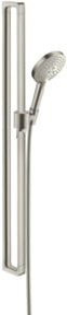 Hansgrohe Axor Citterio Brause-Set in Edelstahl-Optik mit Handbrause und 3 Strahlarten - Bild 1