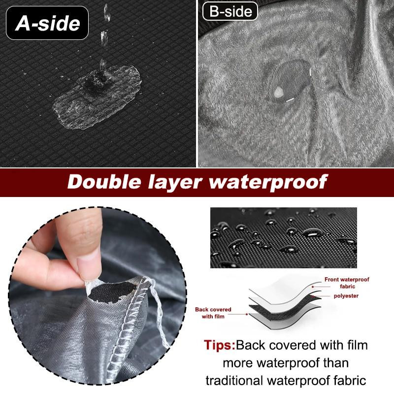 Wasserdichter Stretch-Stuhlsitzbezug von Yiran Bag für Esszimmerstühle, waschbarer Polsterbezug aus Polyester in schlichtem Design - Bild 3