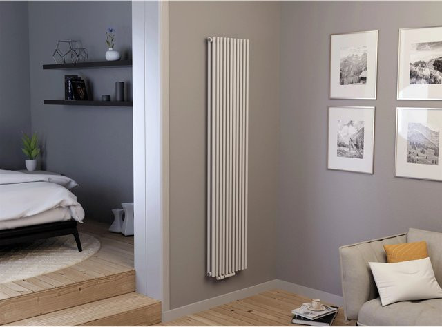 Ximax Raumheizkörper Gamba Slim Duplex Weiß Mittenanschluss B: 180 cm, H: 50,5 cm - Bild 1