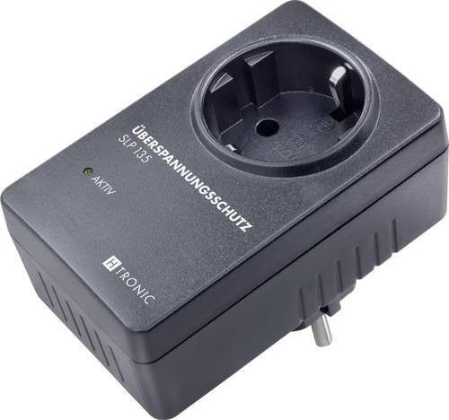 H-Tronic 1114790 Überspannungsschutz-Zwischenstecker Schwarz - Bild 1