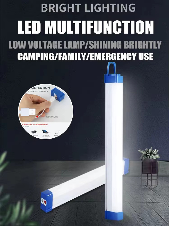 KDULIT Tragbare LED-Leuchte mit USB-Wiederaufladung, Magnetische COB-Lichtleiste in Weiß für Küchenschränke und Camping, Cool White - Bild 5