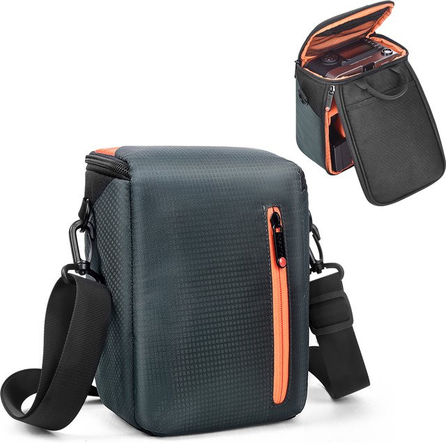 Fosoto Micro Einzeltasche in Schwarz als Schultertasche und Rucksack für Kameras von Canon PowerShot, Panasonic, Nikon und Sony - Bild 1