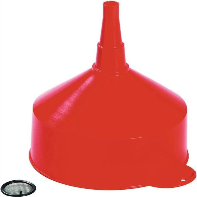 Max4car Trichter aus Metall in Orange und Rot, Höhe: 23,5 cm - Bild 1