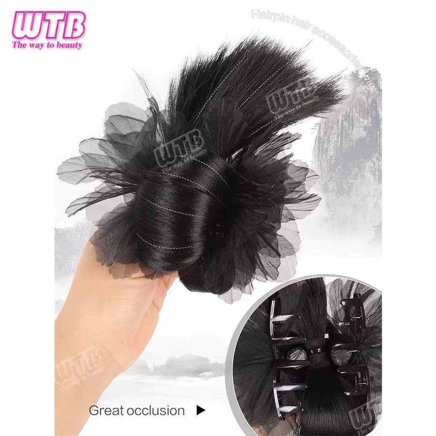 WTB Messy Bun Haarteil Chignon Clip, Damen - Bild 1