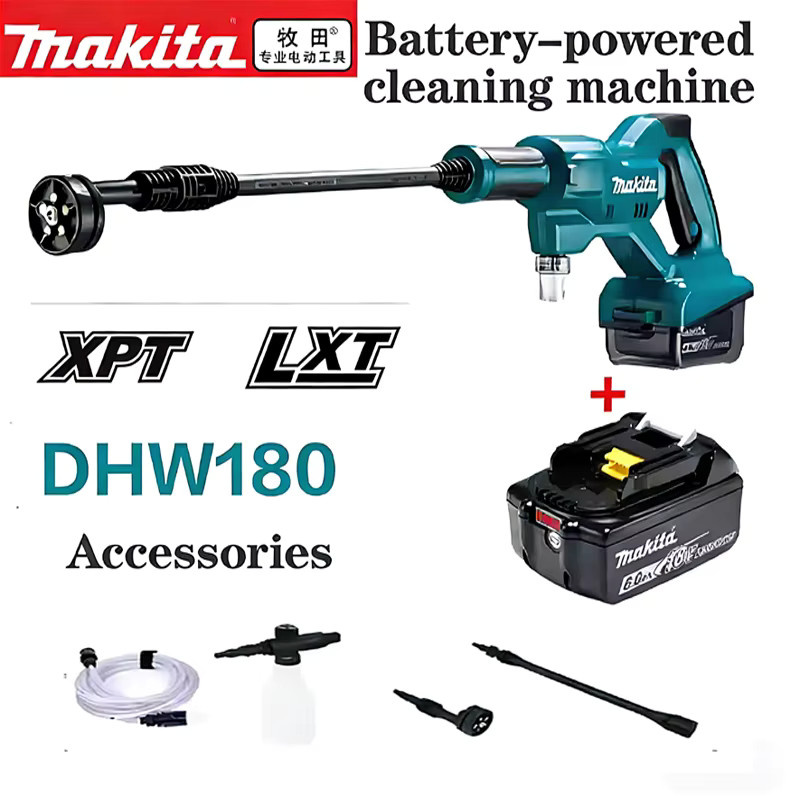 Makita Akku-Reiniger DHW180 18V Lithium-Ionen Akku-Elektrowerkzeug - Bild 2