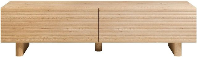 Vente-unique TV-Board Ludima Modernes Lowboard in Naturbraun mit 180 cm Breite - Bild 1