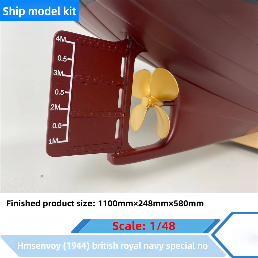 Goki HMS Envoy (1944) Royal Navy, Schiffsmodell, 1:48, Montagemodellbausatz - Bild 2