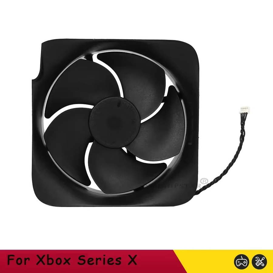 Royaldraid Ersatz-Innenkühlerlüfter mit 5 Flügeln für Xbox CPU-Kühler, Schwarz - Bild 2
