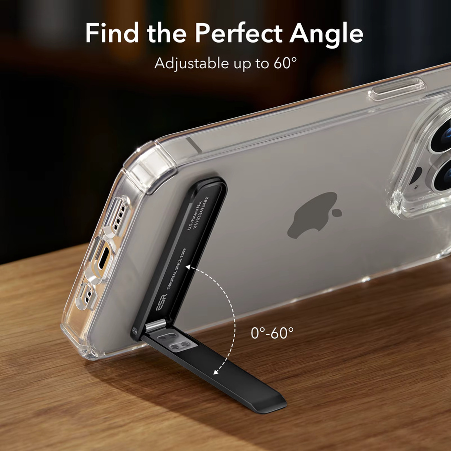 Esr Smartphone Ständer aus Metall in Schwarz für iPhone, Samsung, Xiaomi und Pixel - Bild 4