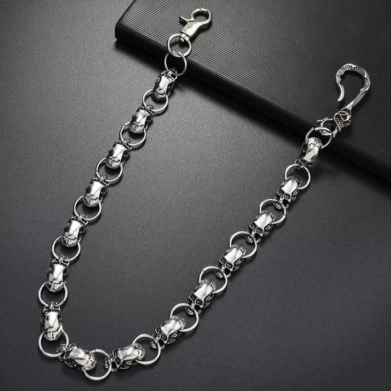 zalzyywb Taille Kette, Schädel, Herren - Bild 2