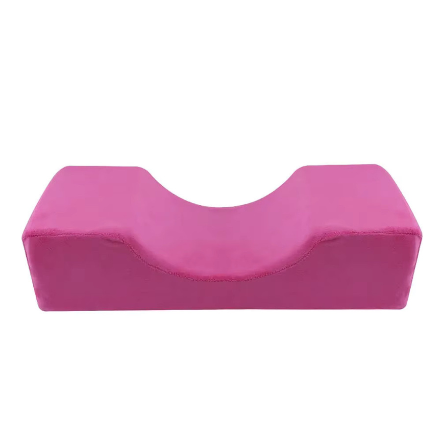 Wimpernkissen aus Memory Foam für Wimpernverlängerungen mit Taschen in Pink - Bild 2