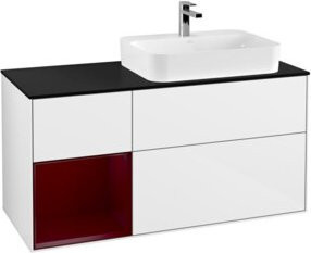 V&B Waschtischunterschrank Finion in Weiß lackiert, Breite: 120 cm, Tiefe: 50,1 cm, Höhe: 50,1 cm - Bild 1