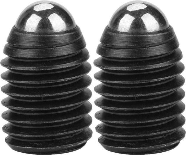Neoglint Ball Federstößel Set aus Kohlenstoffstahl mit Innensechskant Gewinde M12, Farbe: Blau, 10 Stück, Durchmesser: 12 mm, Höhe: 16 mm - Bild 1