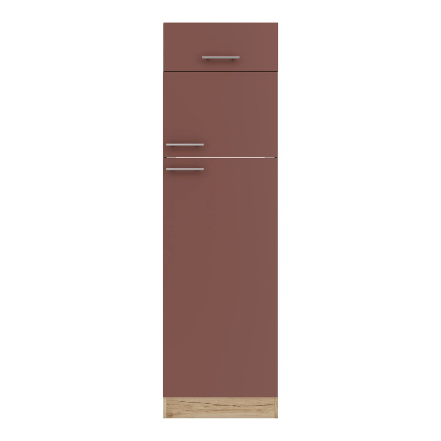 OPTIFIT Bari407 Küchen-Geräteumbauschrank in Rostrot mit modernem Design, Breite: 60 cm - Bild 2