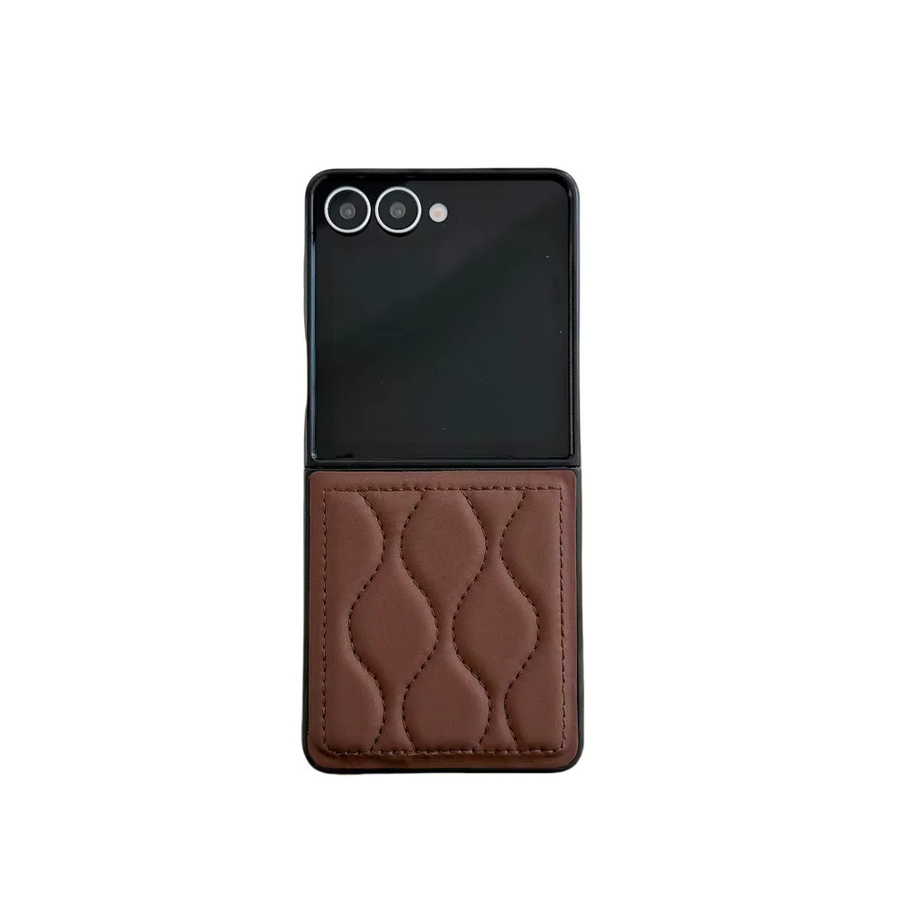 Luxus Handyhülle Water Ripple Design mit Perlenarmband für Samsung Galaxy Z Flip 7, 6, 5, 4 und 3 mit Anti-Drop Schutz - Bild 3