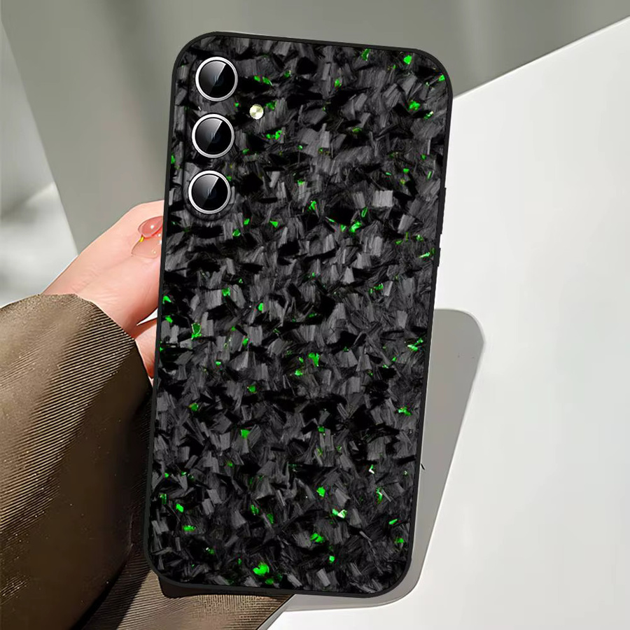 Geschmiedete Carbon-Handyhülle für Samsung Galaxy S21 S22 S23 S24 S25 S26 Ultra FE Plus 5G A52S Soft Cover in Schwarz - Bild 4
