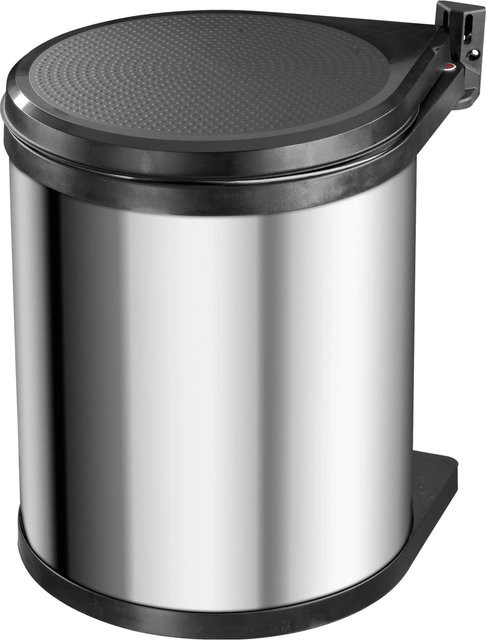 Hailo Einbau-Mülleimer Compact-Box M mit Dreh-Kipp-Deckel, Edelstahl, 15 l - Bild 1
