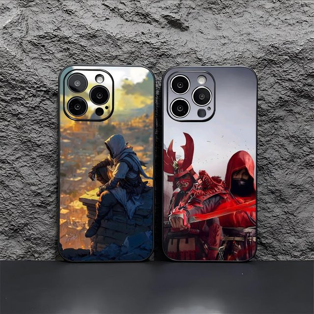 Assassin's Creed Shadows Handyhülle für iPhone 12-17 Air Plus Pro Max, bunt und satiniert - Bild 1