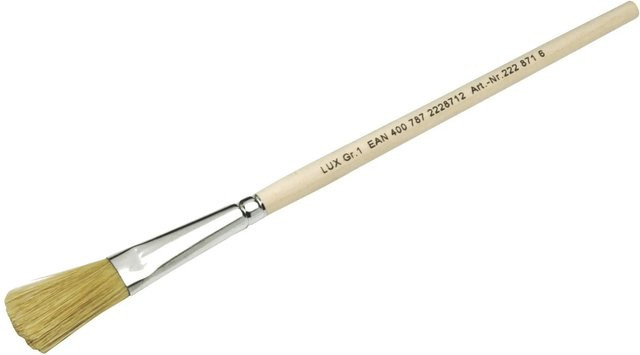 LUX-TOOLS Ausbesserungspinsel Größe 1 für lösungsmittelbasierte Produkte in Natural und Multicolour - Bild 1