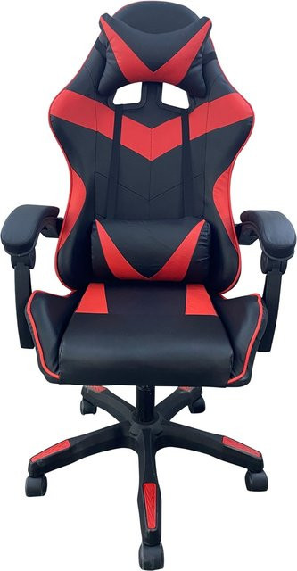 HTI-Living Gamingstuhl modern in Schwarz und Multicolour aus Kunstleder mit Armlehnen - Bild 1