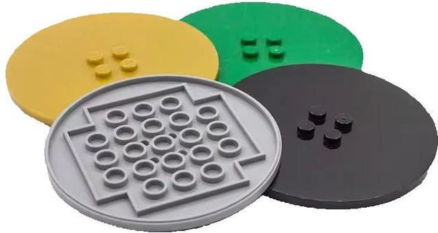 JIAJIALE Spezialplatten, 10-teiliges Set, Blau, Kunststoff - Bild 1