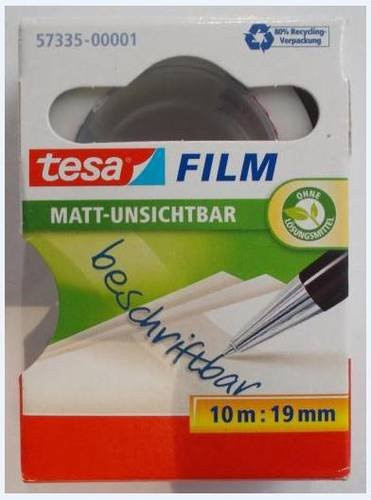 tesafilm invisible Klebefilm von TESA in Transparent, Breite: 1,9 cm, Länge: 10 m - Bild 1