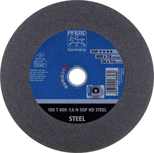 PFERD Stationäre Trennscheibe HD STEEL für Stahl, Grau, Durchmesser: 600 mm, Breite: 7,6 mm, Bohrung: 60 mm - Bild 1