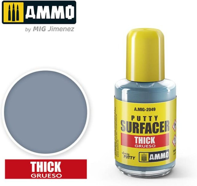 AMMO by MIG Jimenez Putty Surfacer - Thick, Grau - Bild 1